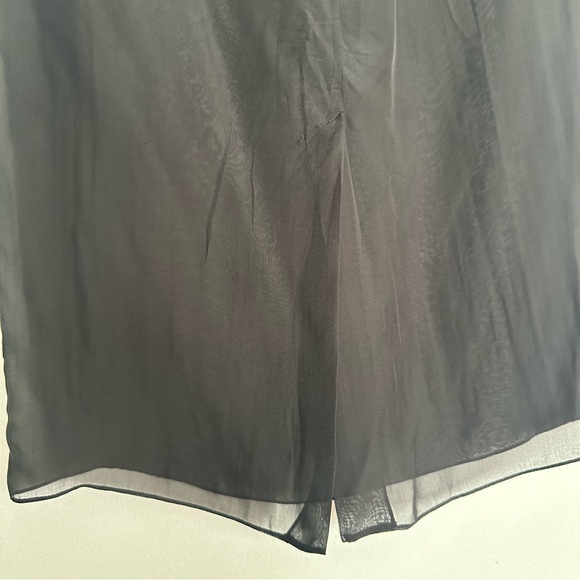 Gauchere • Striped and Sheer Midi Skirt • 42 (10) - Picture 12 of 15